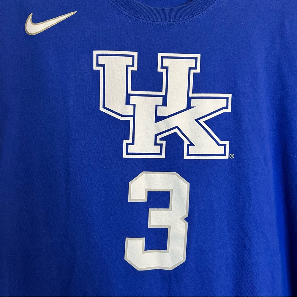 Nike‎ Kentucky Wildcats Men's XL t shirt number 3 UK NCAA - Picture 2 of 4